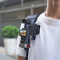 BRDRC Magnetic Mount for DJI OSMO Pocket 3 Clip Holder Mount Cycling/V-log/Multifunctional Desktop Base Camera Accessories