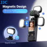 JJC Upgraded Magnetic Auxiliary Light for DJI Osmo Pocket 3 Rechargeable Selfie Mini LED Fill Light Pocket 3 Vlog Accessories