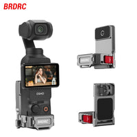 BRDRC Magnetic Mount for DJI OSMO Pocket 3 Clip Holder Mount Cycling/V-log/Multifunctional Desktop Base Camera Accessories