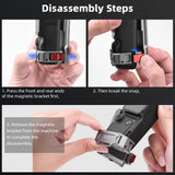 BRDRC Magnetic Mount for DJI OSMO Pocket 3 Clip Holder Mount Cycling/V-log/Multifunctional Desktop Base Camera Accessories