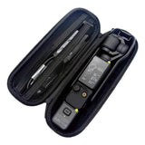 Pocket 3 Storage Case PU Protective Carrying Box Bag with Hook for DJI OSMO Pocket 3 Travel Organizer for Camera Accessories