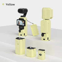 Case for DJI OSMO Pocket 3 Silicone Protective Cover Anti-Scratch Lens Cap Protector for Pocket3 Case Camera Shell Accessories
