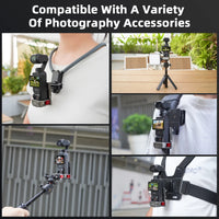 BRDRC Magnetic Mount for DJI OSMO Pocket 3 Clip Holder Mount Cycling/V-log/Multifunctional Desktop Base Camera Accessories